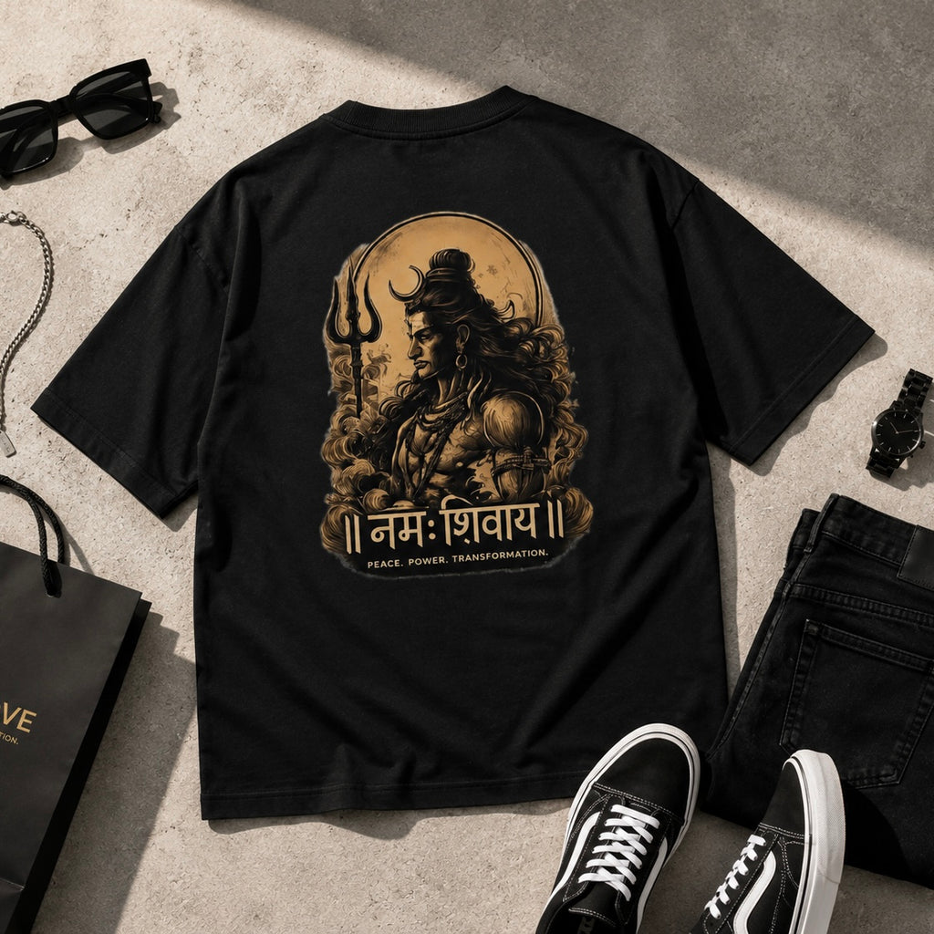 Mahadev oversized t shirt…