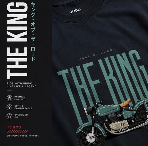 The bike king oversized T-Shirt