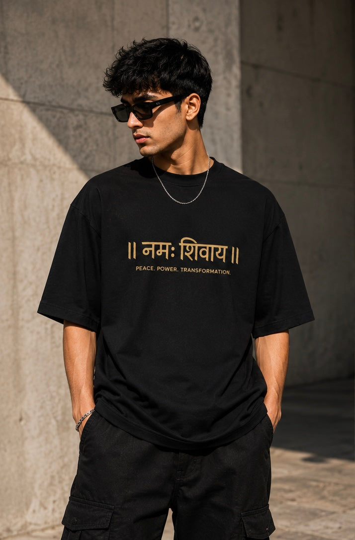 Mahadev oversized t shirt…